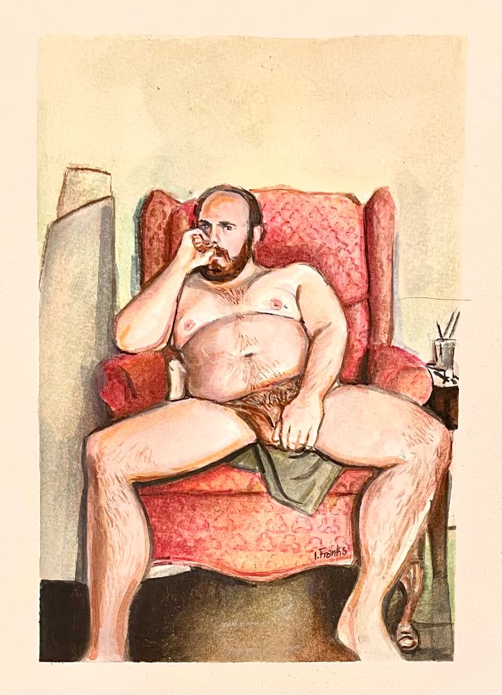 Nude self portrait 