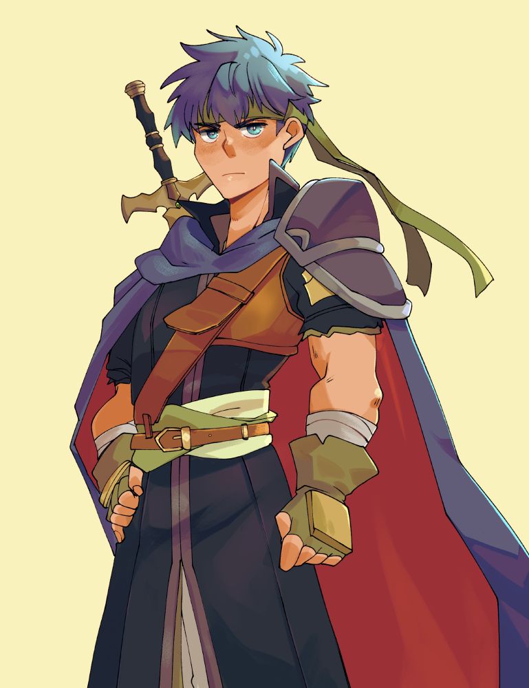 Ike Fire Emblem from Path of Radiance. Lord outfit.