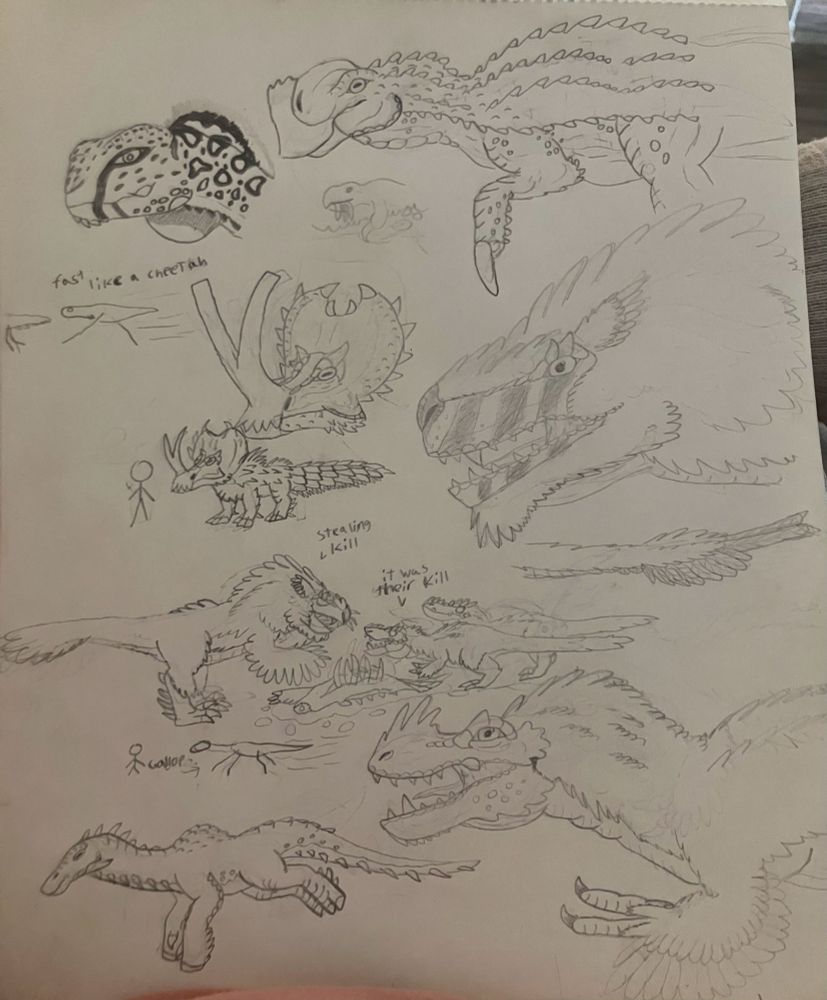 Fauna for a open savanna habitat 