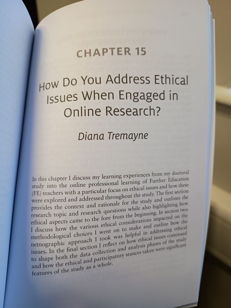 CHAPTER 15

How Do You Address Ethical Issues When Engaged in Online Research?

Diana Tremayne