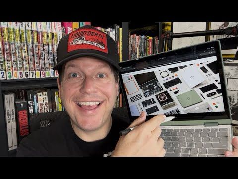 Frame.Work 12 drawing laptop - the anti-monopoly art machine!