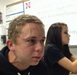 meme of that kid with a vein popping out of his head