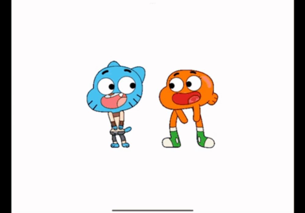 gumball from the amazing world of gumball giving a thumbs up sign