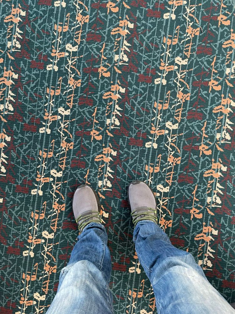 The infamous carpet at Orlando International Airport (MCO)!
