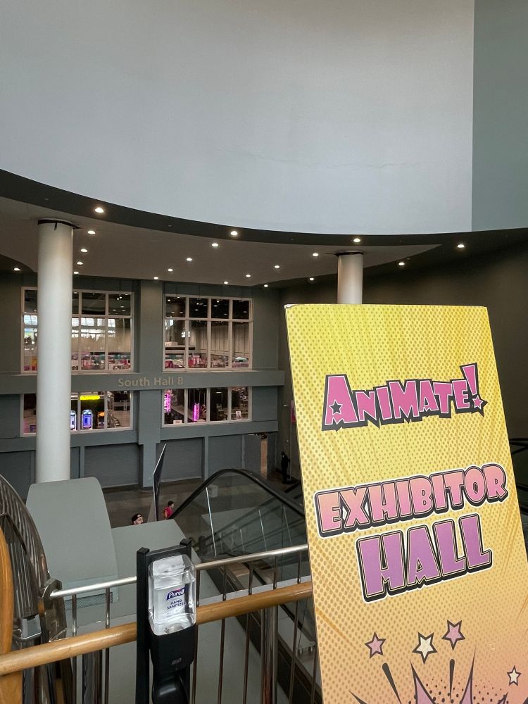 The Animate! Orlando Exhibit Hall Entrance at the Orange County Convention Center in Orlando, Florida