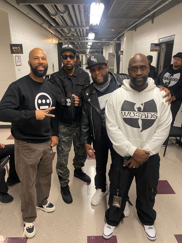 Common, RZA, me and Plug Won 