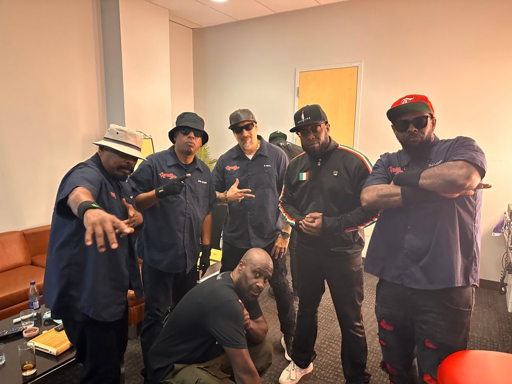 Me with Posdnuos, DJ Lord and Cypress Hill 