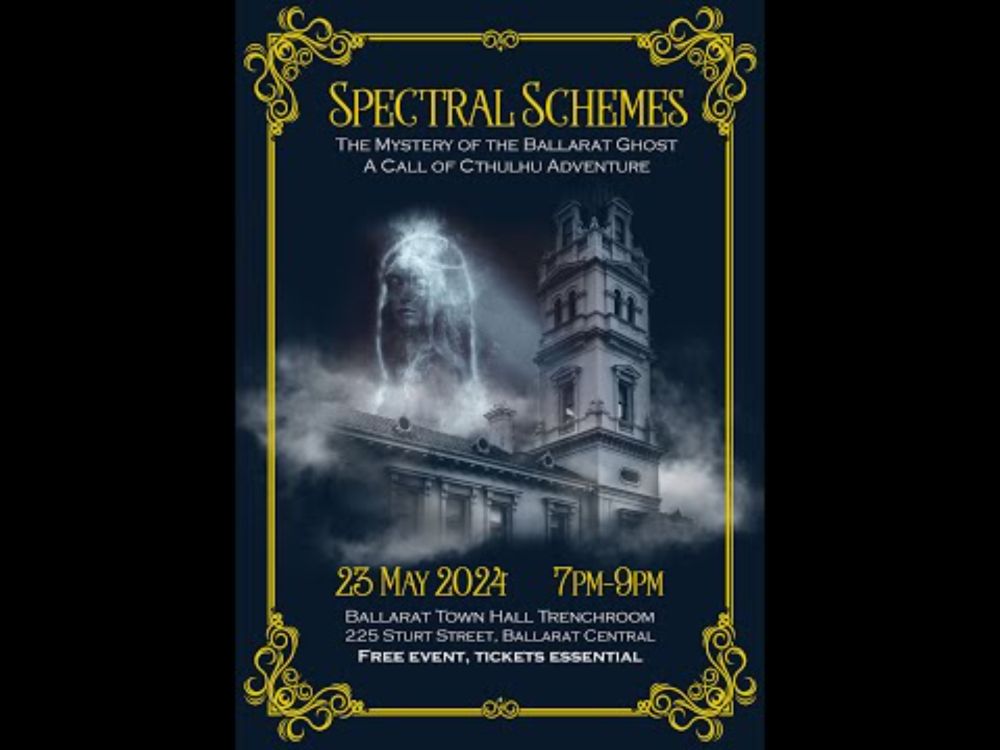 The Hammersmith Haunting - Call of Cthulhu Live Play - at the Ballarat Heritage Festival 2024
