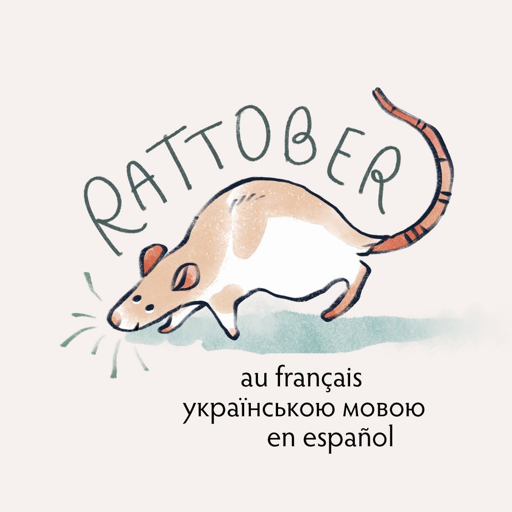 RATTOBER 2025 Cover Image for our French, Ukranian, and Spanish translations.