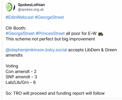 copy of post in above thread, re George Street