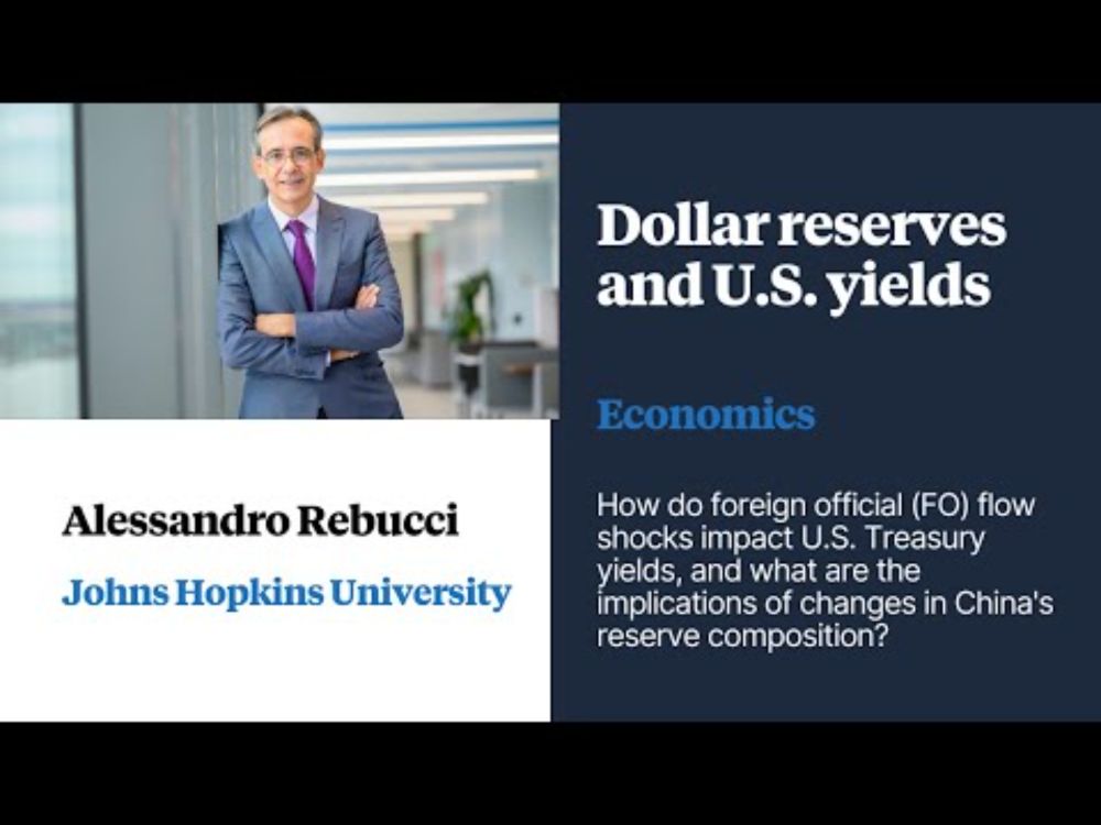 Dollar reserves and U.S. yields - Alessandro Rebucci