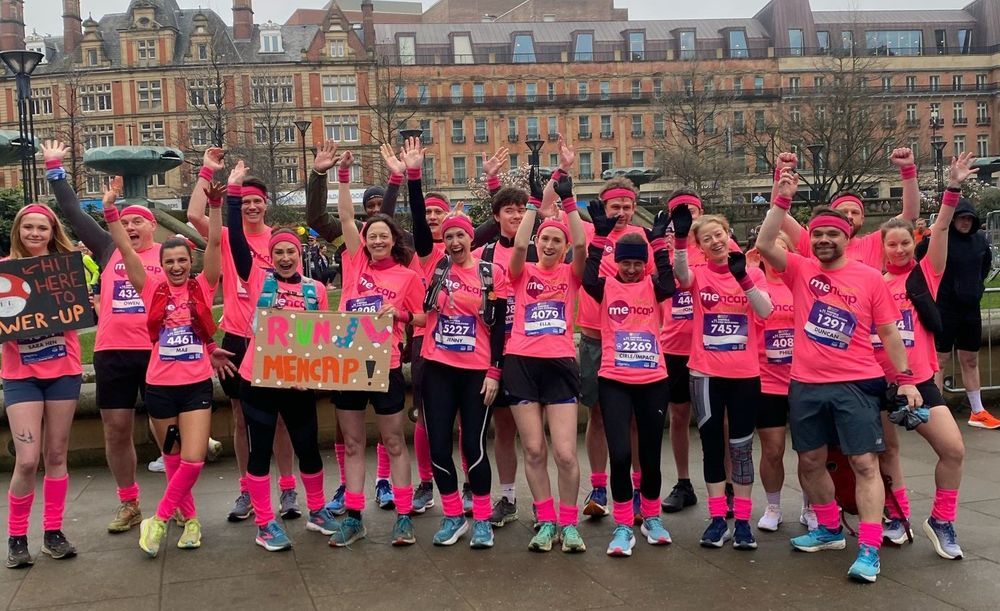Runners at the Sheffield Half Marathon