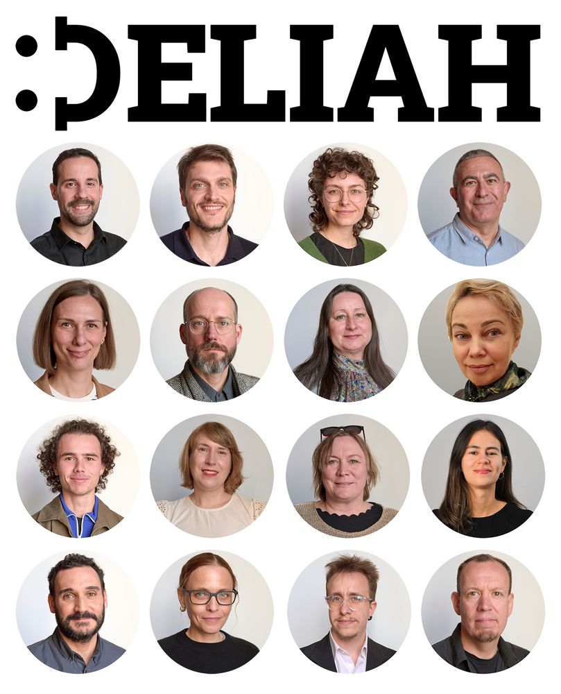 Headshots of the DELIAH team members