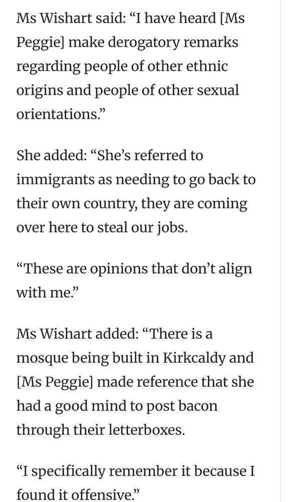 An extract from the Scotsman's live blog of an NHS Fife employment tribunal