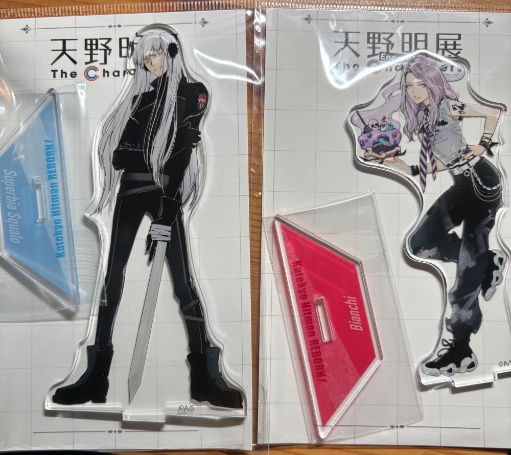 天野明展のアクスタ（スクアーロ、ビアンキ）