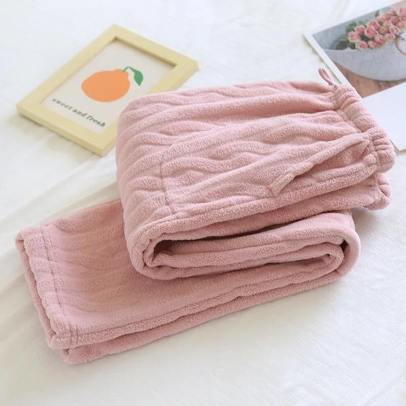 Pink comfy pants that look dangerously close to pajama pants 