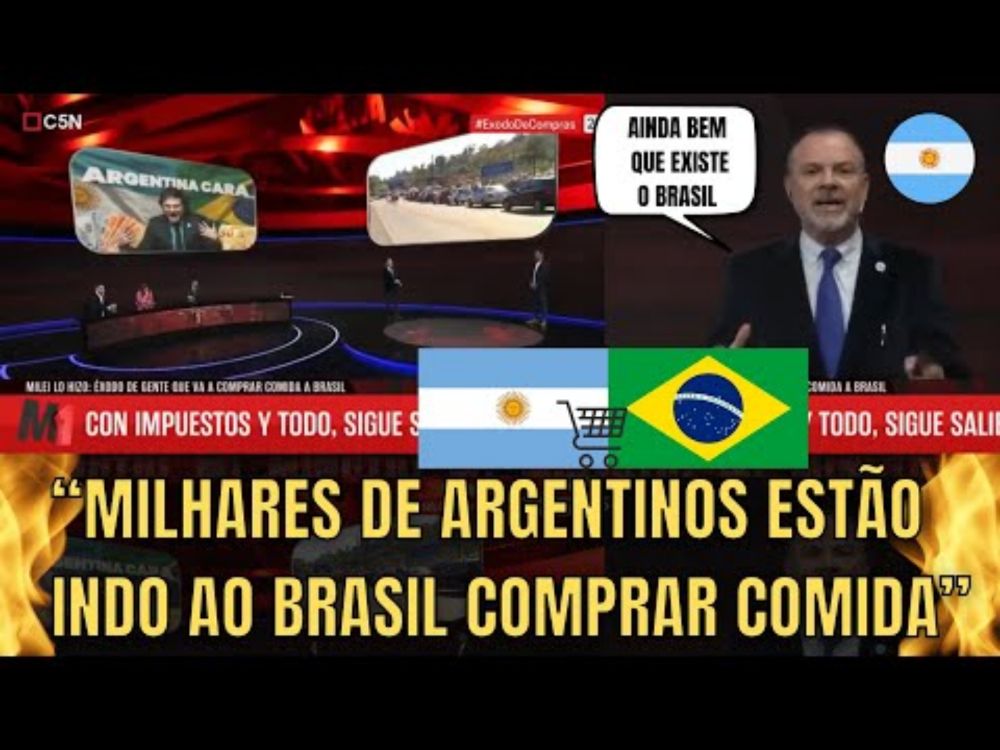 Tv Argentina Mostra Argentinos Lotando Os Supermercados Brasileiros