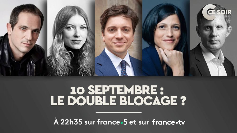 Les invités de C Ce Soir du 10 septembre 2025 sont : 

▶︎Michaël FŒSSEL Philosophe, auteur de « Une étrange victoire : l’extrême droite contre le politique » aux éditions du Seuil (18.10.24)
▶︎Julien JEANNENEY Professeur de droit public à l'Université de Strasbourg, auteur de « Contre la proportionnelle » aux éditions Gallimard, collection Tracts (21.11.24)
▶︎Blanche LERIDON Directrice éditoriale de l’Institut Montaigne, chargée d’enseignement à Sciences Po, essayiste
▶︎Jean GARRIGUES Historien, président de la Commission internationale d’histoire des assemblées, auteur de « Les Avocats de la République. Ceux qui l'ont construite, ceux qui la défendent » aux éditions Odile Jacob (10.09.25)
▶︎Eléonore CAROIT Députée Renaissance de la 2e circonscription des Français établis hors de France