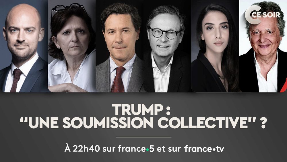 Voici les invités de C Ce soir du jeudi 26 juin 2025 : 
▶︎ Jean-Noël BARROT Ministre de l'Europe et des Affaires étrangères
▶︎ Sepideh FARSI Réalisatrice, scénariste, réalisatrice du film « Put your soul on your hand and walk » (2025)
▶︎ Stéphane AUDOIN-ROUZEAU Historien, directeur d'études à l'EHESS, co-auteur de « Faire la guerre sans l’aimer ? » édité par Philosophie Magazine (13.09.24), et auteur de « La Part d'ombre - Le risque oublié de la guerre » aux éditions Les Belles Lettres (03.02.23)
▶︎ Philippe GELIE Directeur adjoint de la Rédaction chez Le Figaro
▶︎ Yasmina ASRARGUIS Chercheuse associée à l’université de Princeton, co-fondatrice de l'Atlantic Middle East Forum
▶︎ Pierre HASKI Chroniqueur Géopolitique sur France Inter, président de RSF, auteur de « Une terre doublement promise - Israel-Palestine, un siècle de conflit» aux éditions Stock (24.01.24) et « Décolonisations africaines » aux éditions Stock (09.04.25)
