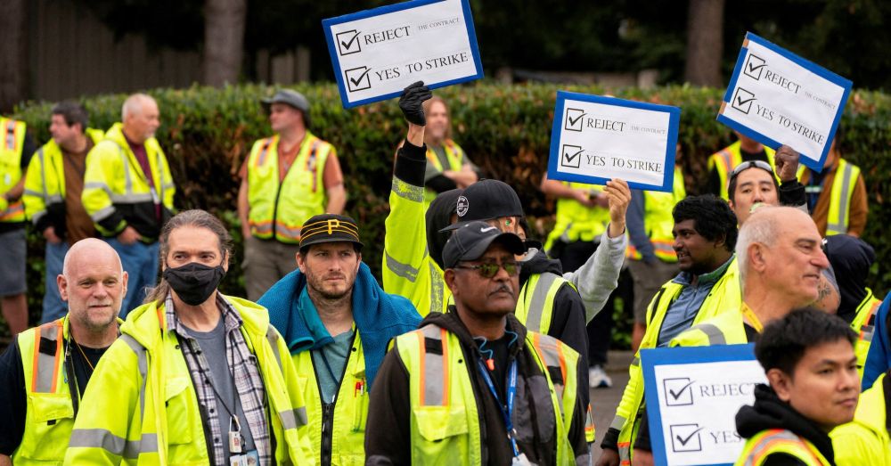 Boeing workers going on strike after 96% vote for walkout