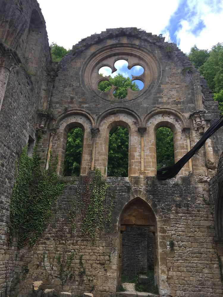 Ruins of Orval Abbey 