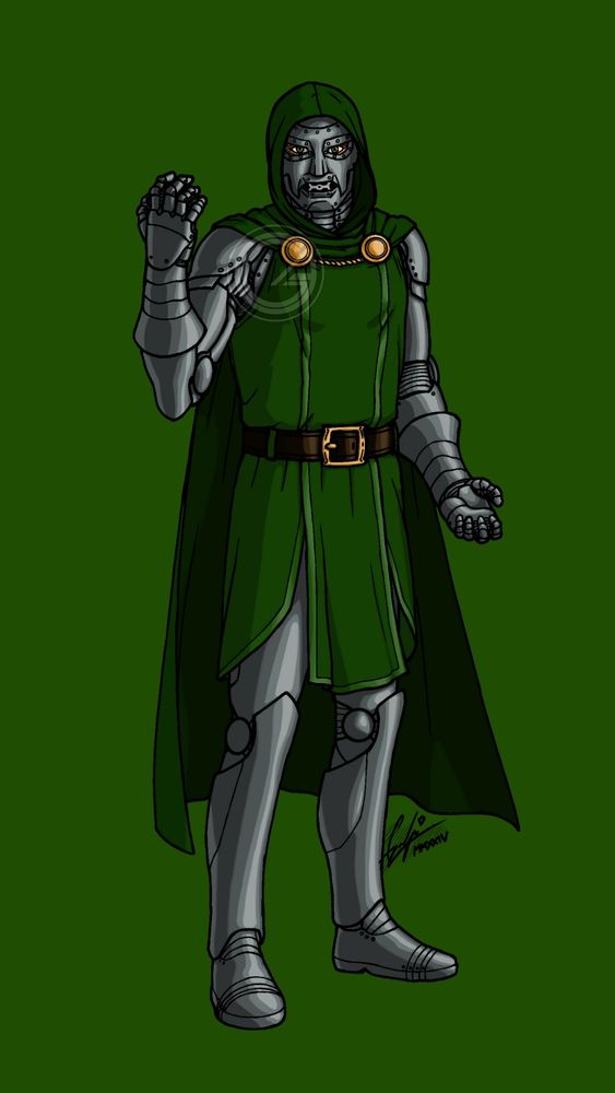 Mesmo desenho mas reduzido e mostrando o corpo inteiro.