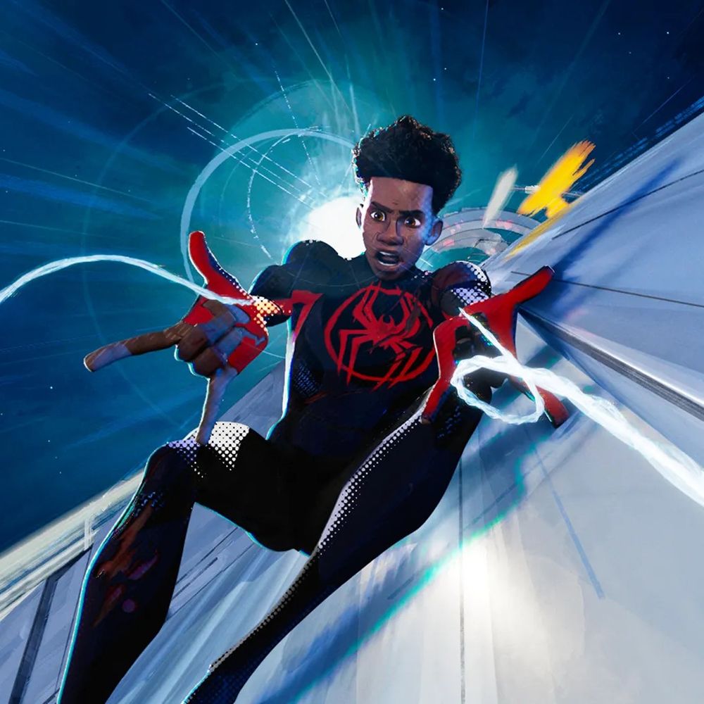 Miles Morales em Através do Aranhaverso