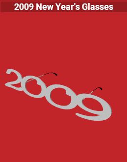 The previous New Year's Item: 2009 New Year's Glasses.