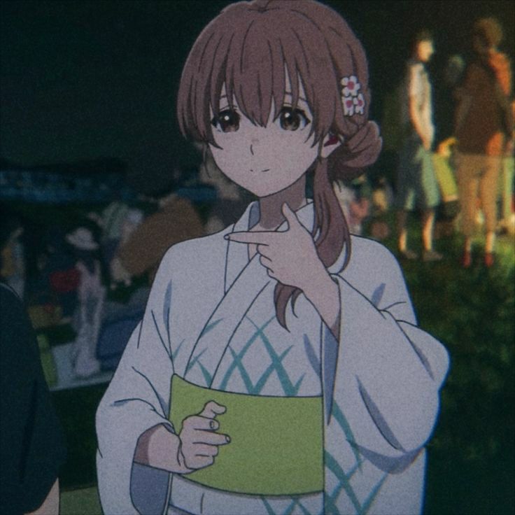 Shoko from A Silent Voice.