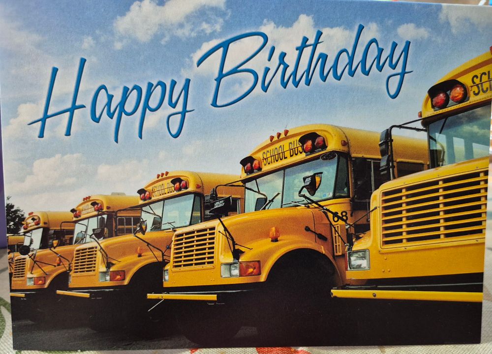 A birthday card cover that says 