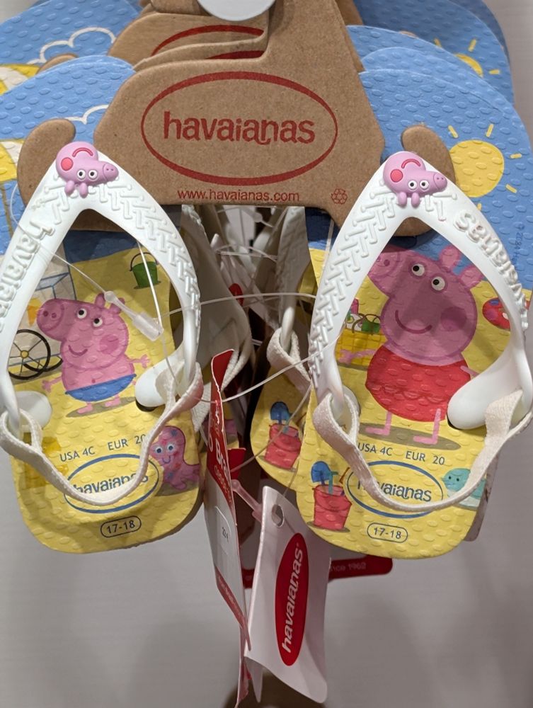 Jättesöta flipflops med Greta Gris-motiv