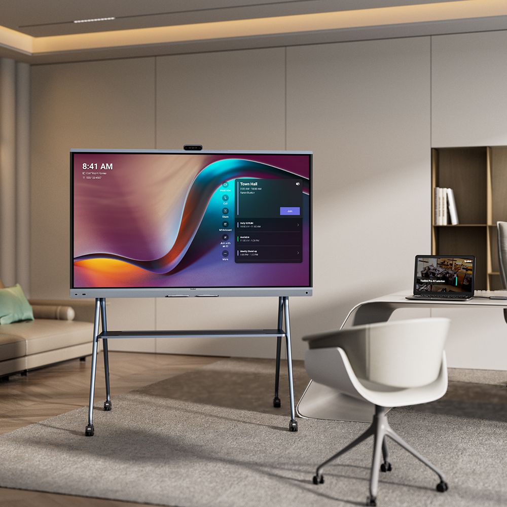 The MeetingBoard Pro combines video calls, display and whiteboarding in one sleek unit. Set up in minutes and enjoy a clutter-free, focused workspace. Experience better meetings with Videopro.