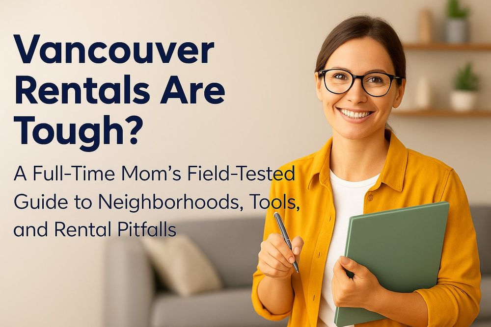 “Cheap” rentals in Vancouver cost me more than I expected.
A full-time mom’s hard-earned lessons — red flags, best platforms, and how to rent smarter (not cheaper).