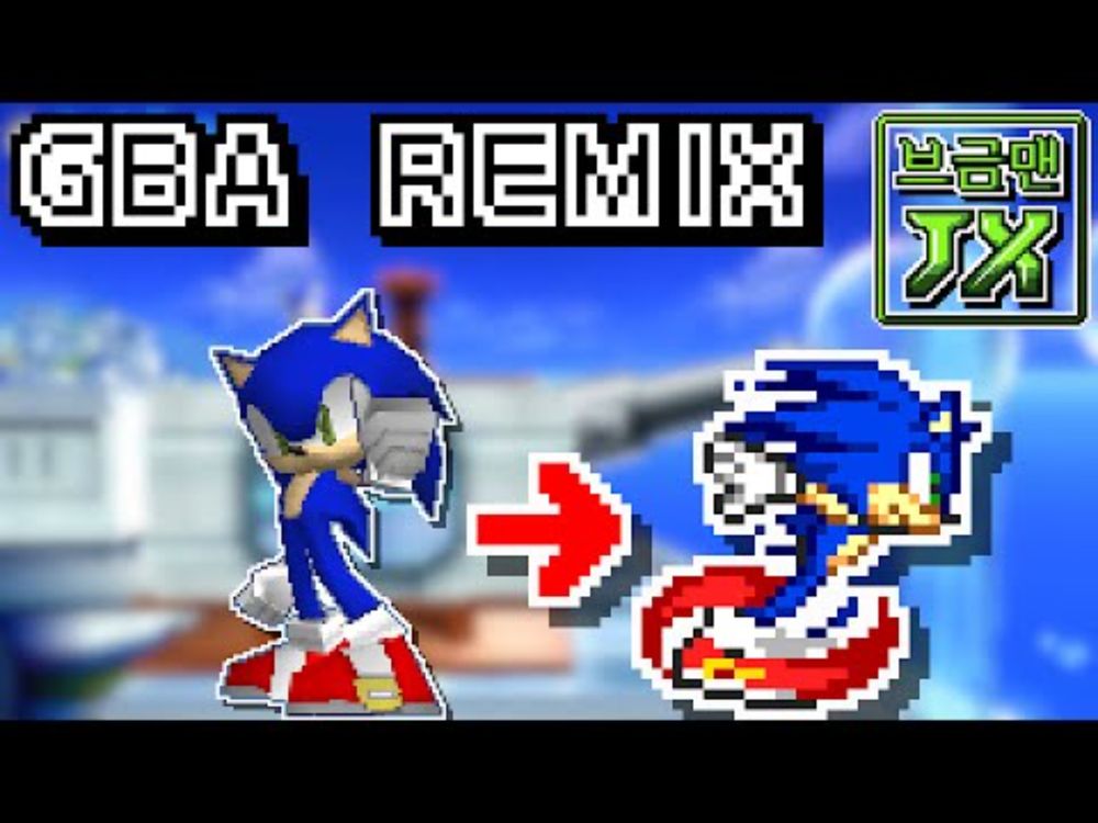 [GBA Remix]Water Palace (Classic) - Sonic Generations 3DS【Sonic Advance Style】
