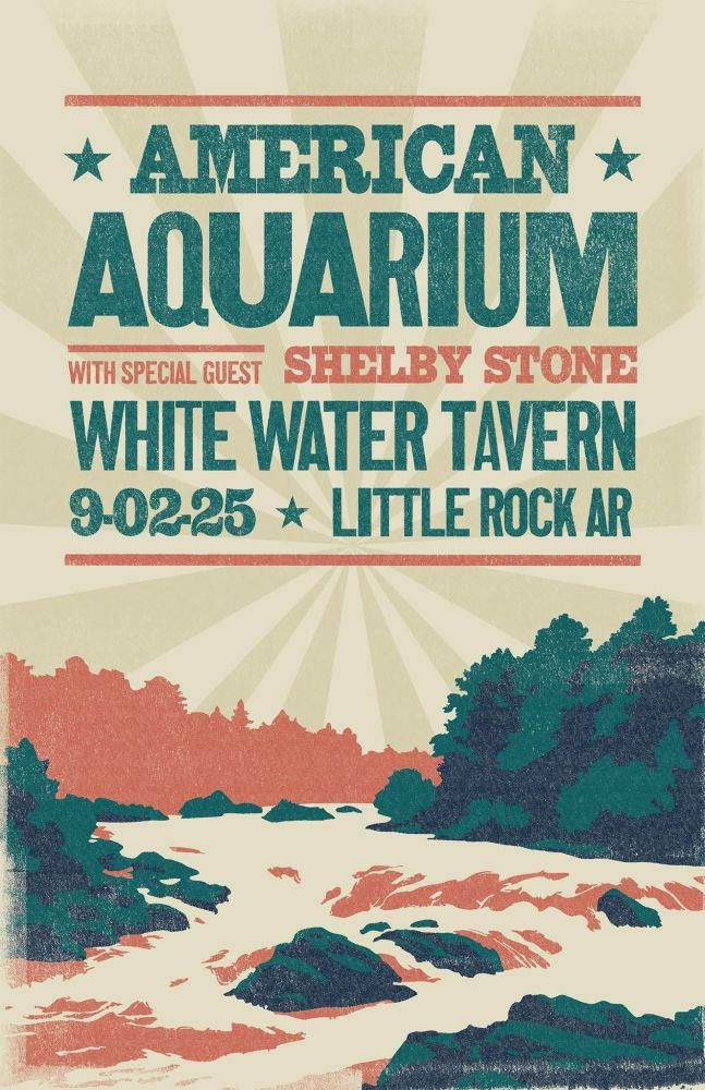 American Aquarium will be back in town on 9/2 for a full band rock n roll show at the White Water Tavern. The mighty Shelby Stone opens the show. Tickets are on sale now, so snag a seat, round up some friends and make plans to come hard hang ! ⚡️⚡️⚡️

Tickets: www.whitewatertavern.com

VIP Packages: www.americanaquarium.com/vip