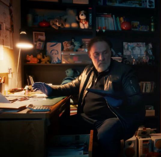 Bouli Lanners in The Night of the 12th (2022).