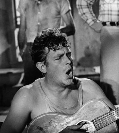 Andy Griffith as Lonesome Rhodes in A Face in the Crowd (1957).