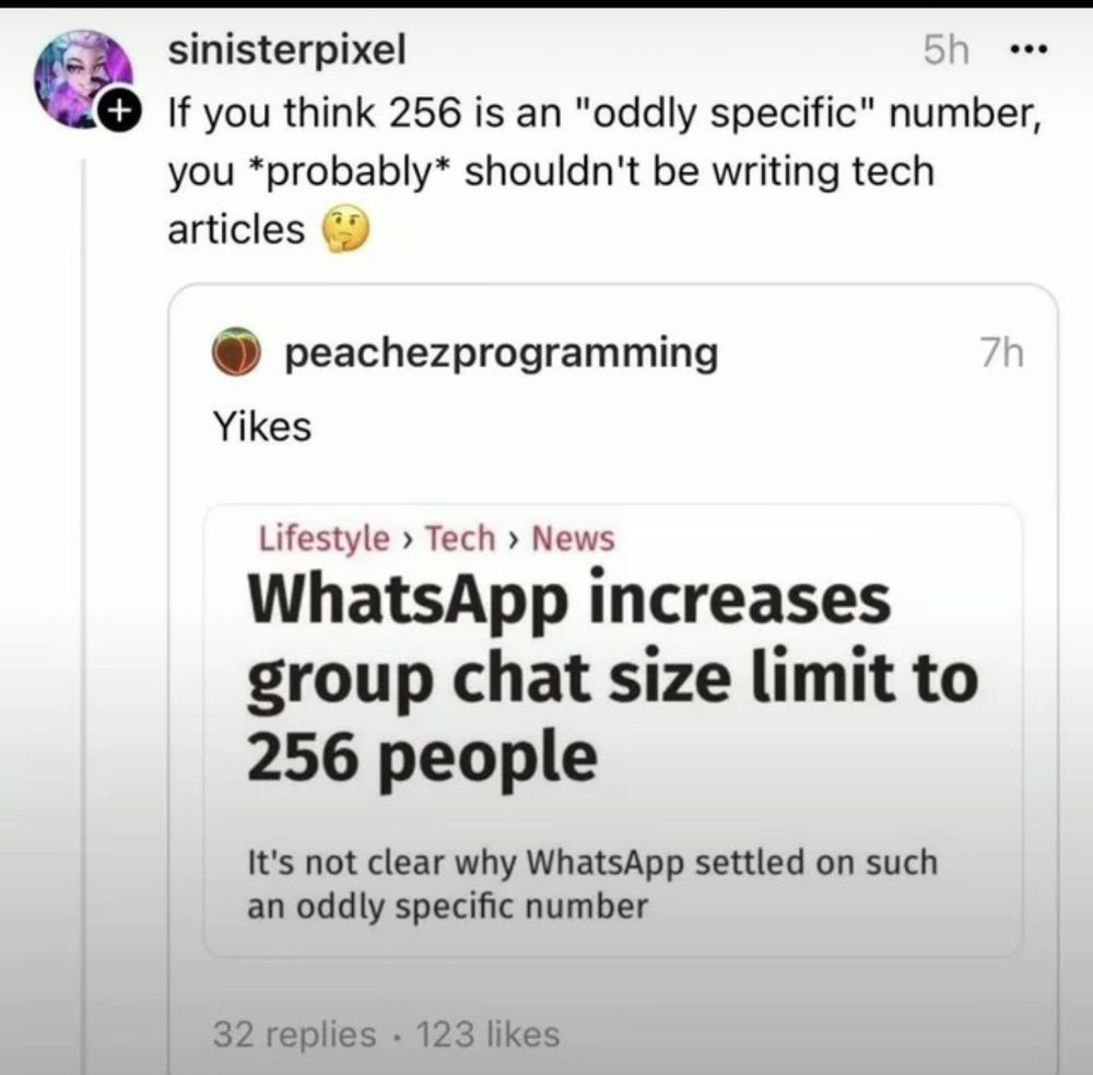“WhatsApp increases group chat size limit to oddly specific 256”
