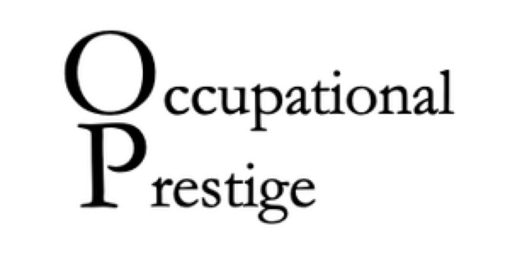 Occupational Prestige Ratings | Occupational Prestige