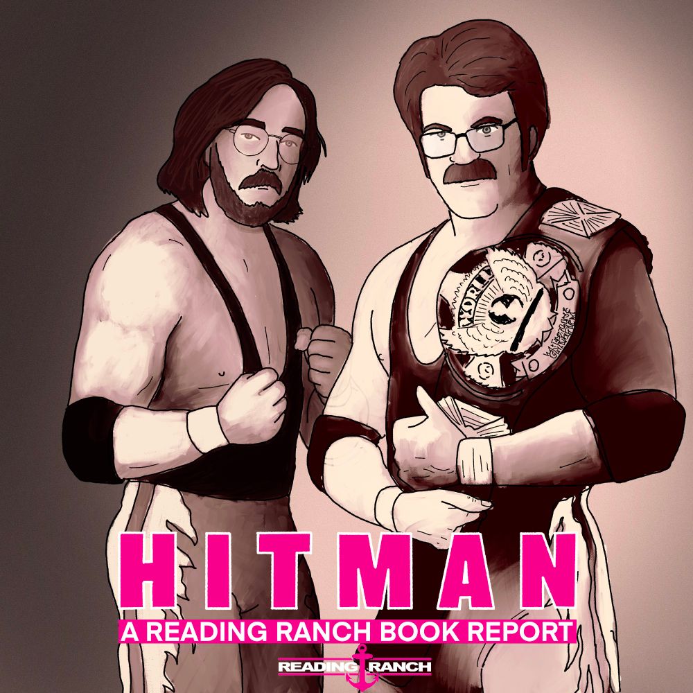 An illustration of Kefin and Adam looking like the Hitman Bret Hart