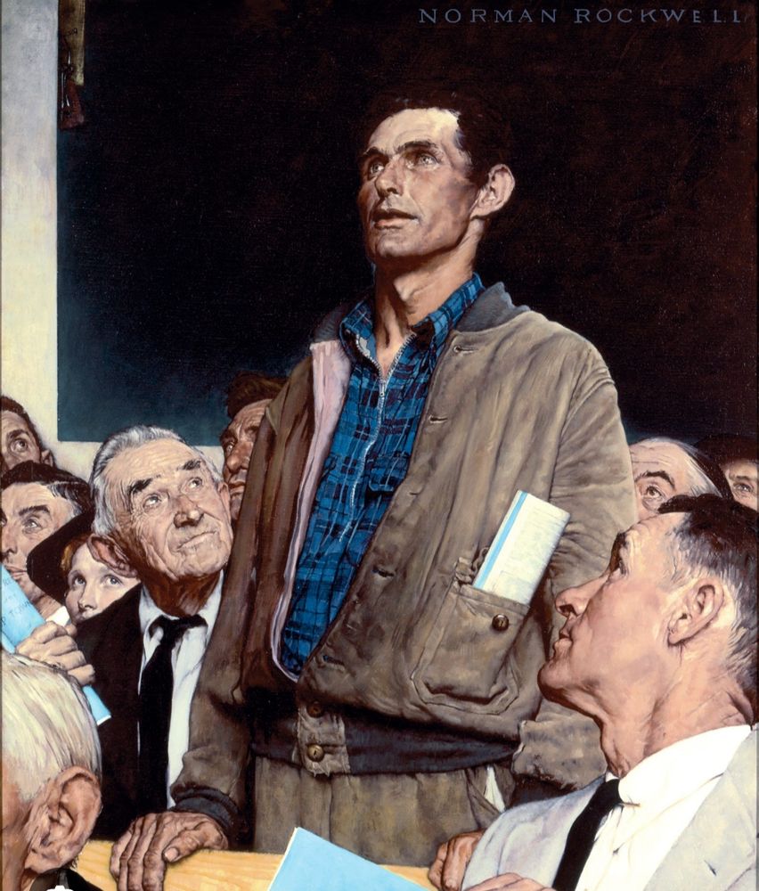 Norman Rockwell's freedom of speech