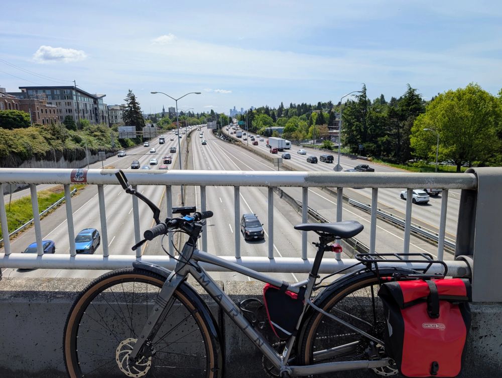 My Marin DSX 1 taken on the freeway overpass at NE 70th St, Seattle, WA