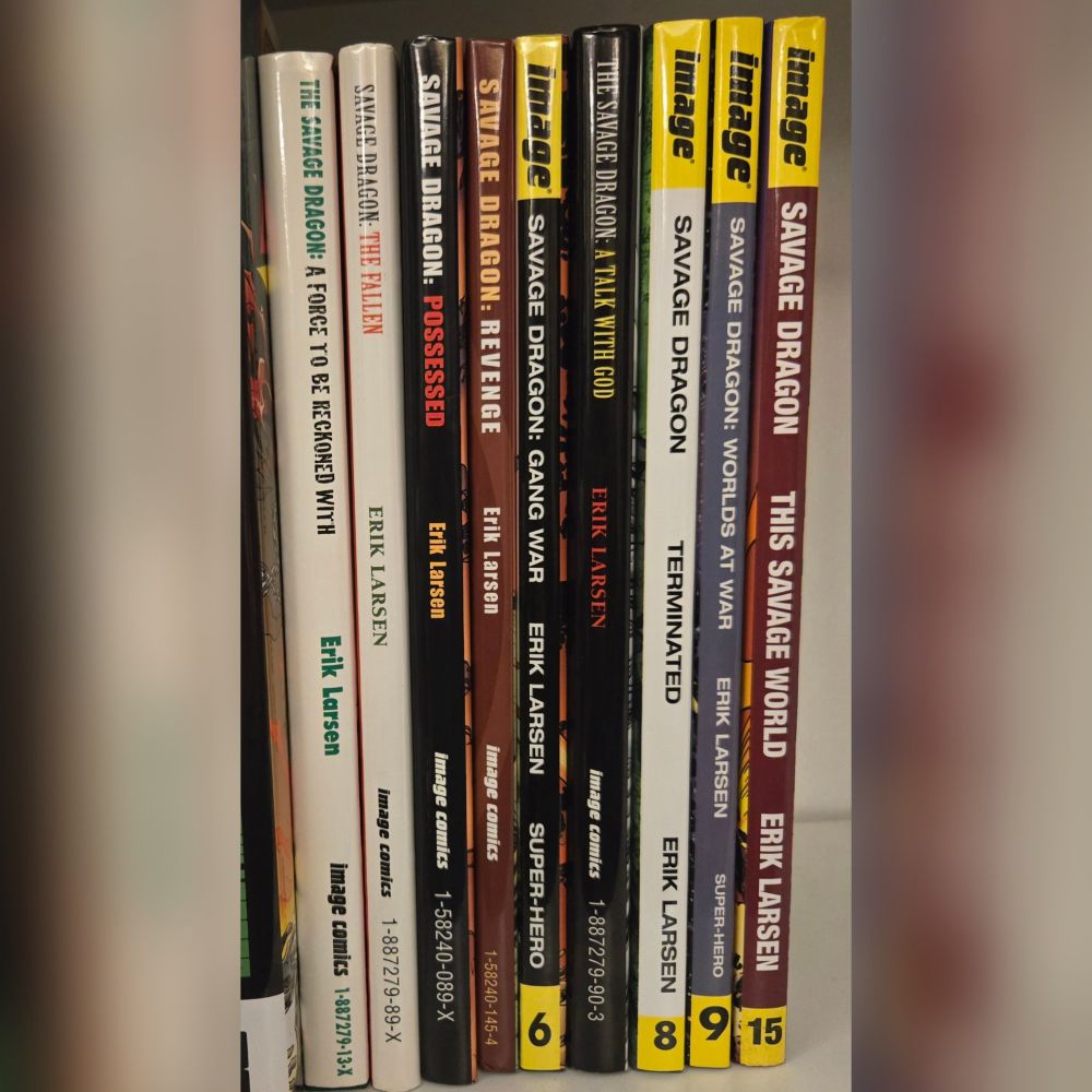 Collection of signed and/or numbered collections of Savage Dragon 