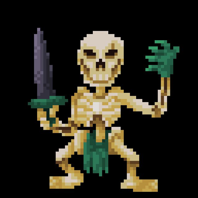 Skeleton front sprite