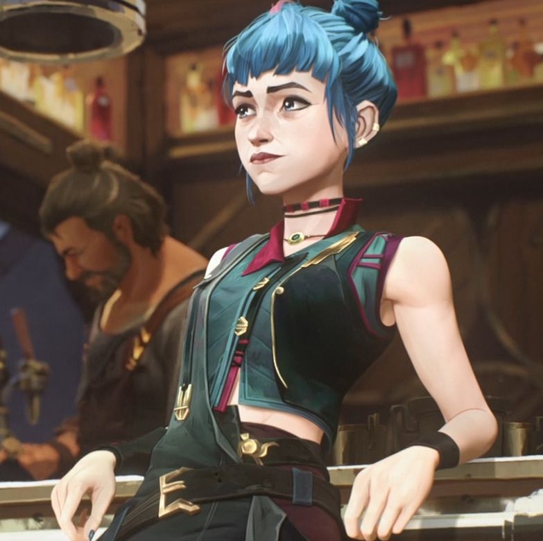 a frame from Arcane season 2 episode 7 showing teeange Powder