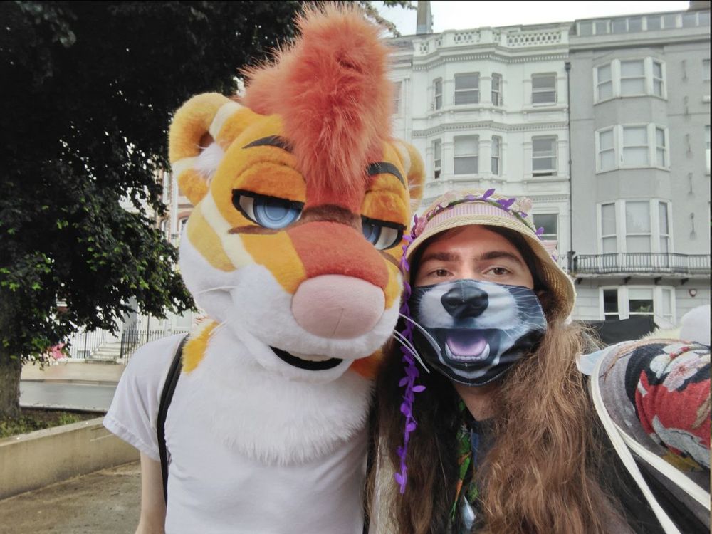 A selfie of Violet and Snipsel