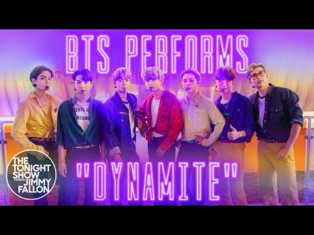 BTS: Dynamite | The Tonight Show Starring Jimmy Fallon