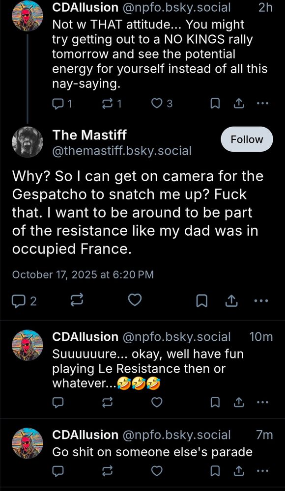 Screen grab of an aggressive user's previous rude interaction with other users after he lectured Dan on good 'bedside manner'