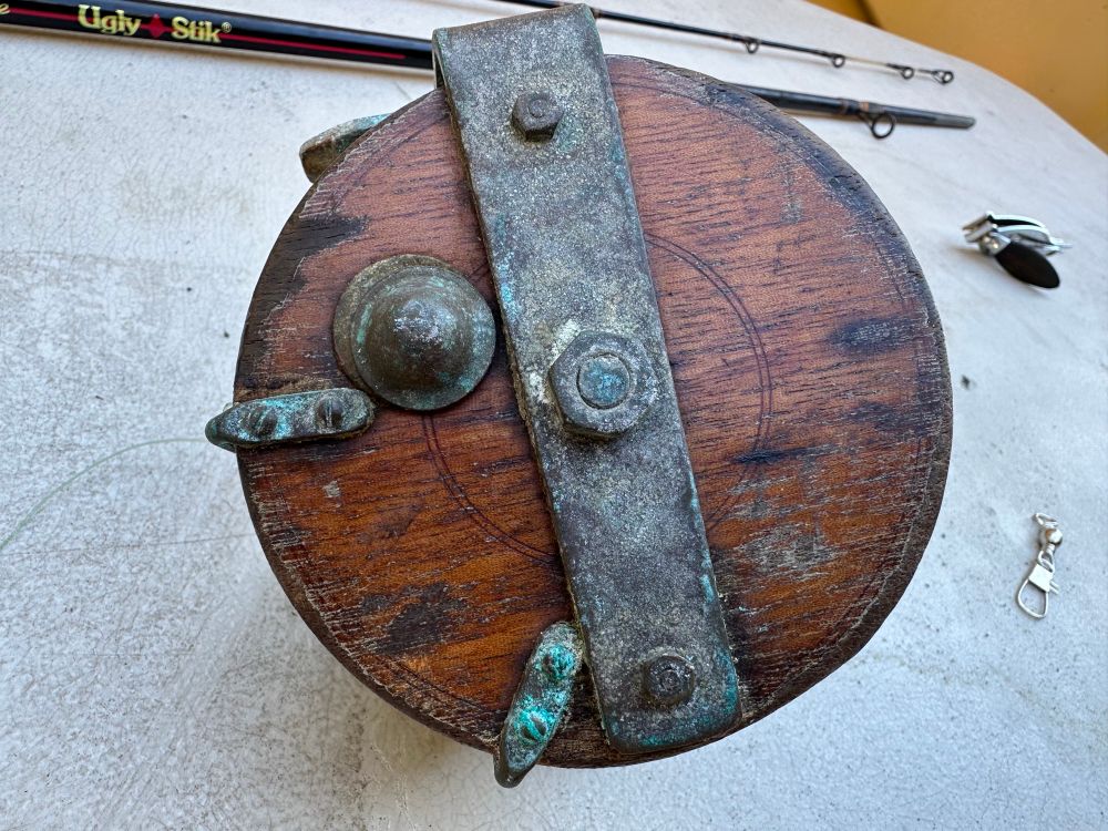 70 yr old Peetz fishing reel