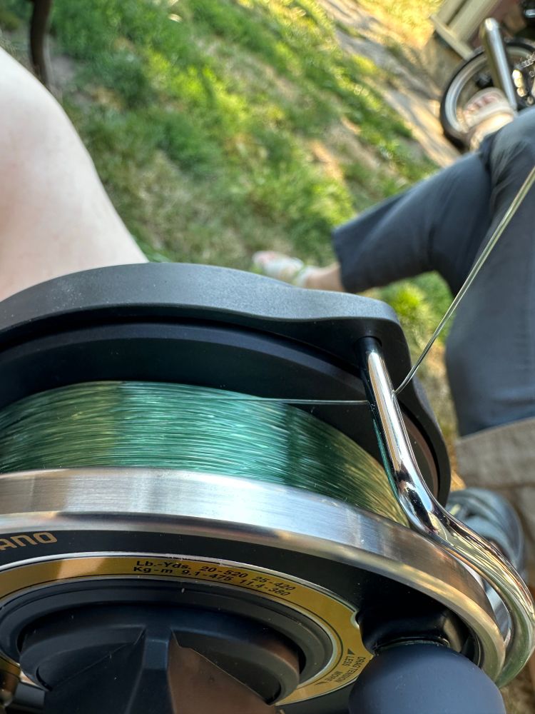 Modern Shimano fishing reel